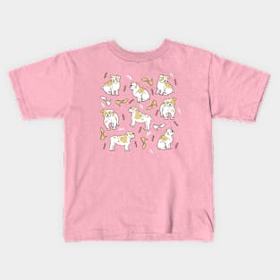 English Bulldog Puppies Kids T-Shirt